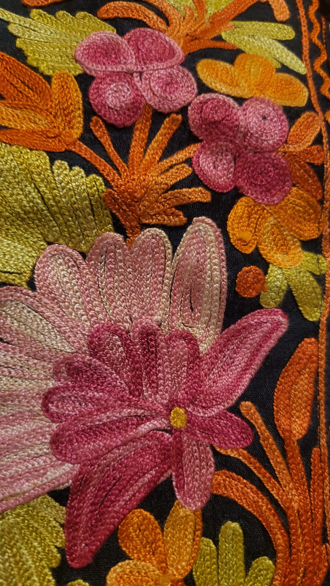Kashmiri Aari Silk Short Jacket