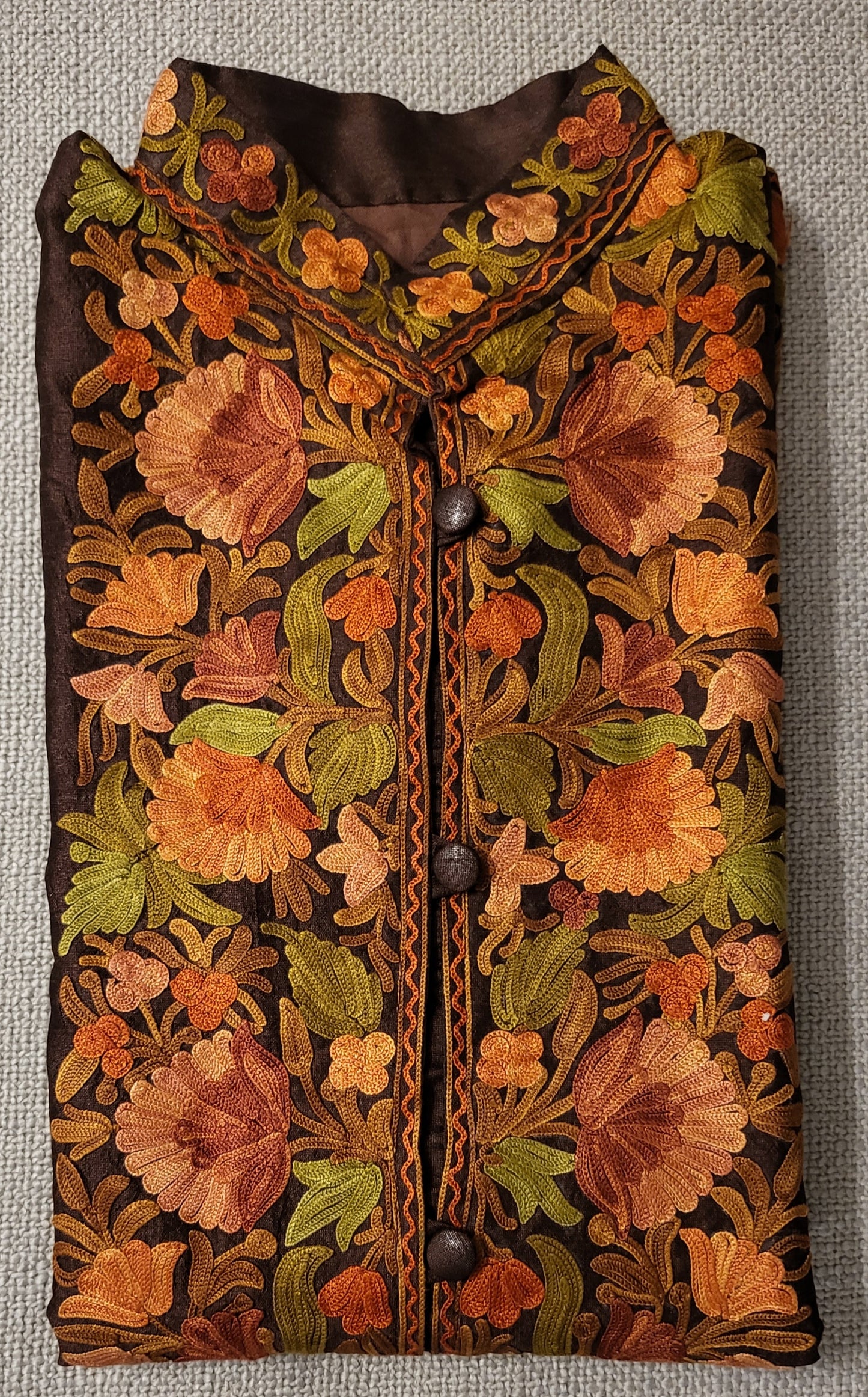 Zameen Kashmiri Raw Silk Jacket