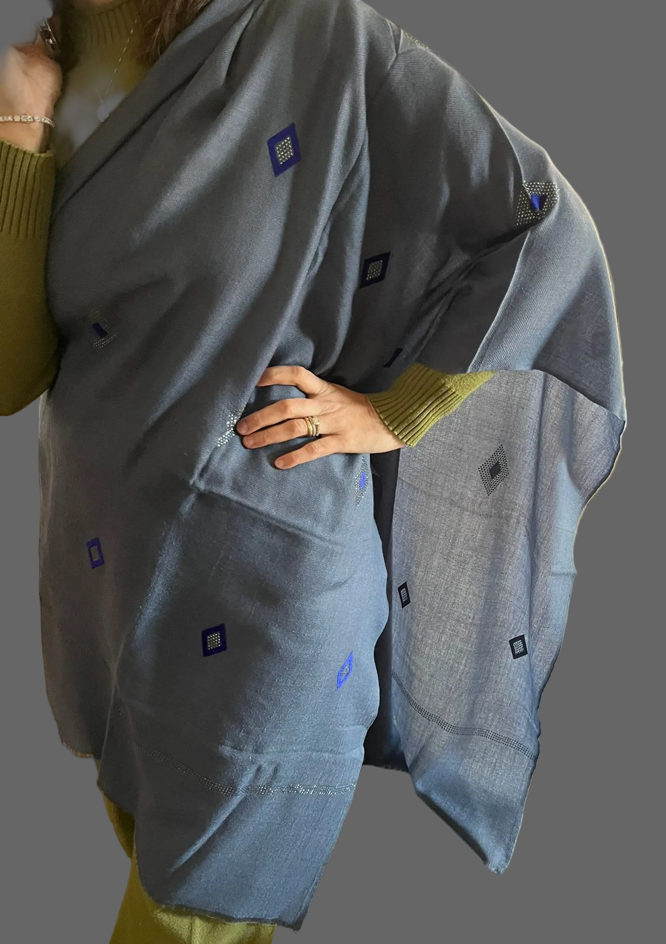 Noor Patchwork Cashmere Wrap