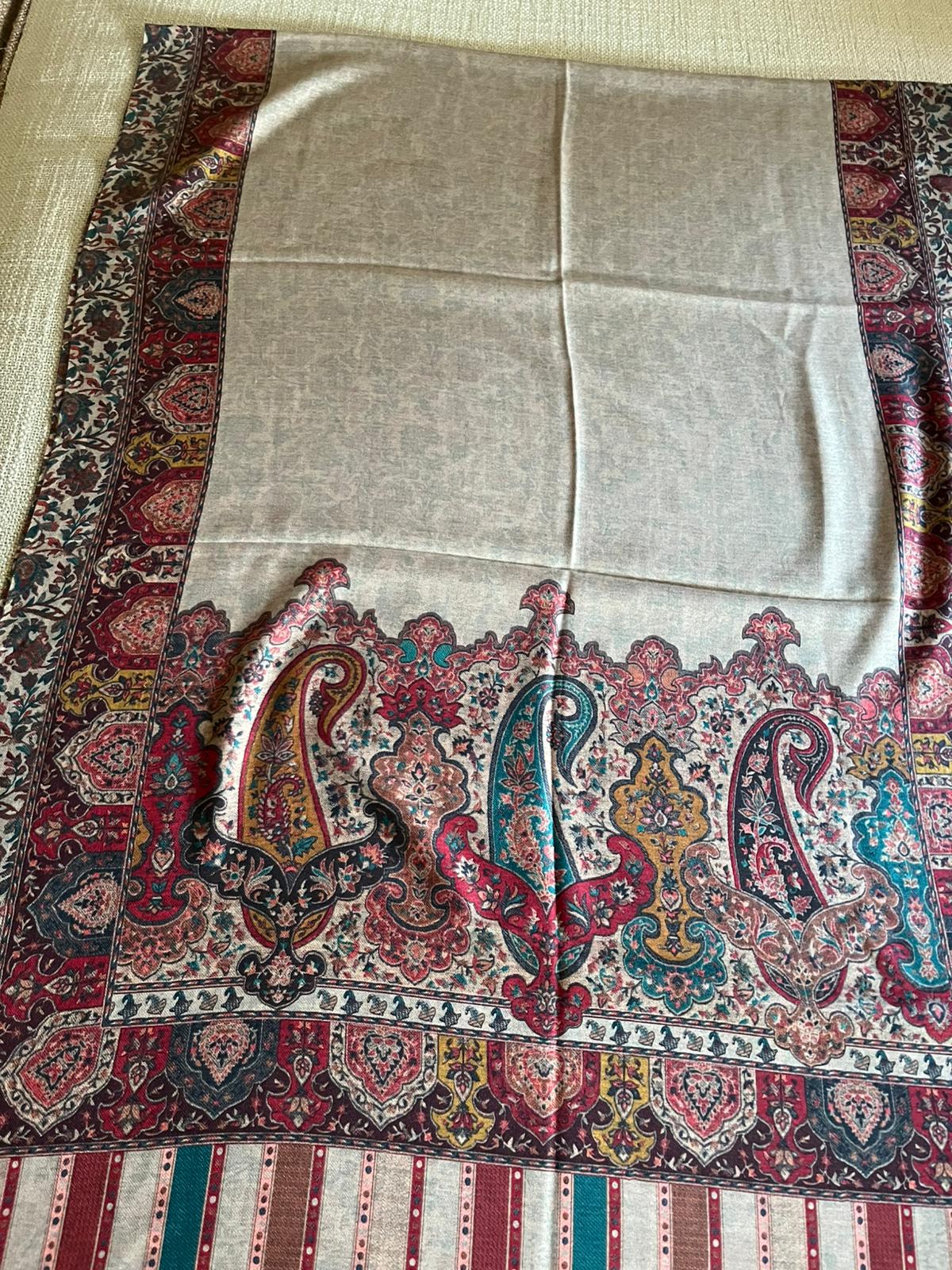 Royal Kanni Weave Cashmere Wrap
