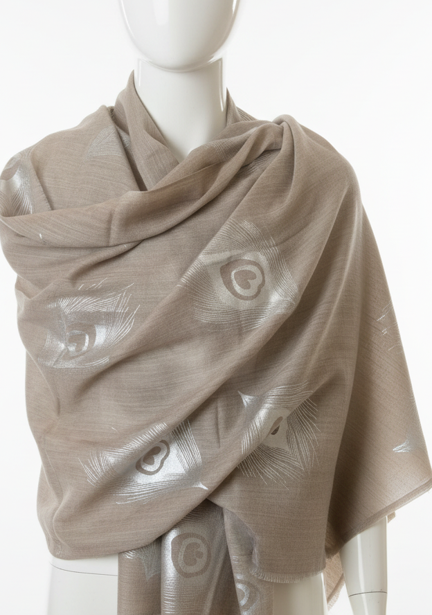 Vanya Painted Cashmere Luxury Shawl