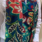 Beautiful handpainted Silk stole / scarf With beautiful floral print. Very light and comfortable to carry