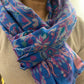 Handmade very beautiful Wool Shawl Scarf Multicoloured embroidery, made by lovely Kashmiri women in India.