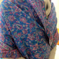 Handmade very beautiful Wool Shawl Scarf Multicoloured embroidery, made by lovely Kashmiri women in India.