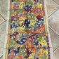 Very beautiful hand painted hand embroidered multicoloured Tusar silk kantha stole