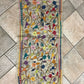 Very beautiful hand painted hand embroidered multicoloured pure Tusar silk kantha stole