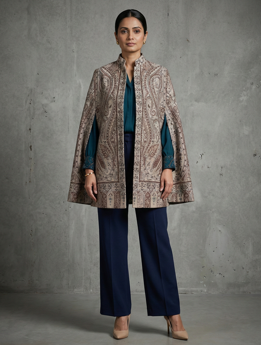 Vintage Kani Pashmina Cape Jacket