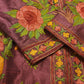 Beautiful Hand Embroidered Short Raw Silk Kashmir Jacket/Bohemian Coat/handmade coat Perfect for all season