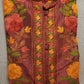 Beautiful Hand Embroidered Short Raw Silk Kashmir Jacket/Bohemian Coat/handmade coat Perfect for all season