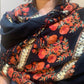 Indian cashmere hand Embroidery women scarf/shawl pashmina wool scarf , needle work shawl Artisan made women shawl