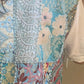 handmade boho silk cotton patches with scattered zari work sleeveless coat unique piece one of a kind from antique collection