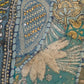 handmade boho silk cotton patches with scattered zari work sleeveless coat unique piece one of a kind from antique collection