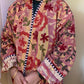 handmade unique cotton Suzani work boho jacket for everyday look