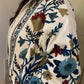 White handmade Suzani boho jacket multicoloured coat