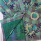 Very beautiful green handmade Suzani boho jacket