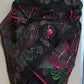 Hand Embroidered black cotton Kantha Scarf/dupatta very elegant and beautiful with floral kantha embroidered work