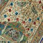 Hand Embroidered Tussar Silk Kantha Scarf/dupatta very elegant palanquin and floral design