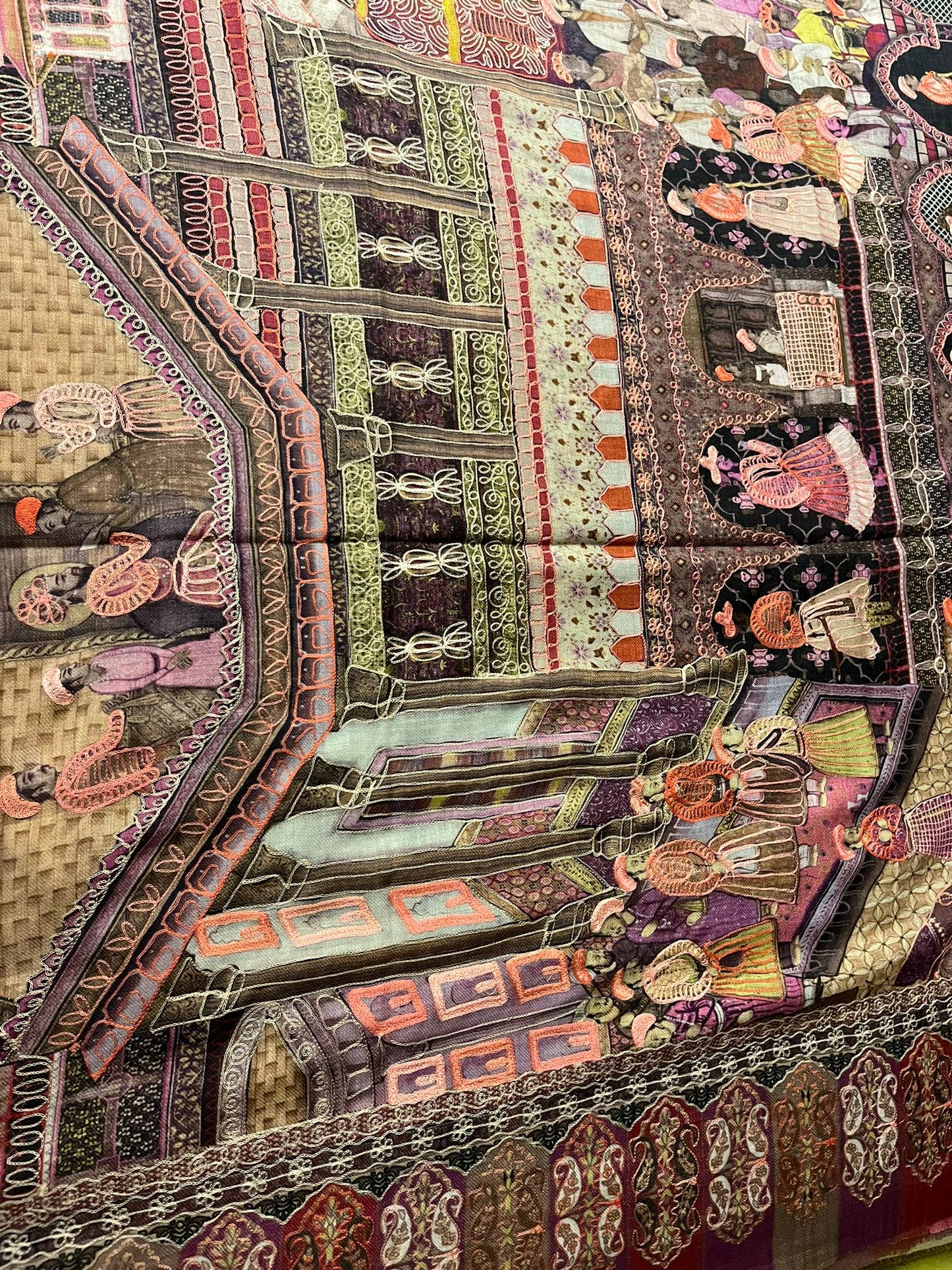 The Maharaja Narrative Cashmere Shawl