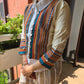 Short Women Embroidered linen  Banjara Boho Jacket, Traditional linen Kutch Koti, Indian Ethnic linen  Jacket, Cotton Long Sleeves  Jacket