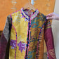 Indian Handmade Kantha Reversible Short Length  All Season Bohemian Jacket multicolour suitable in summer