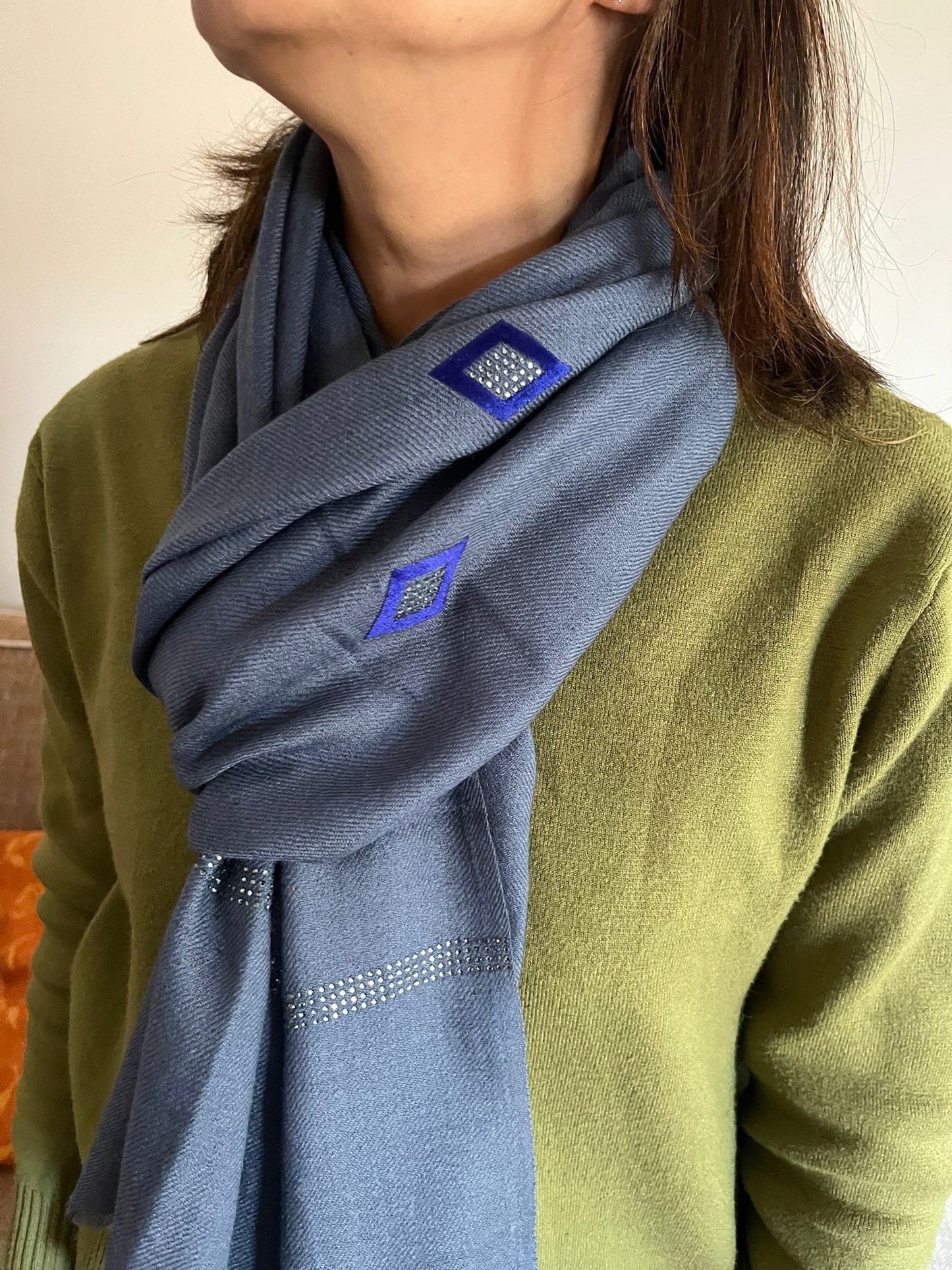Noor Patchwork Cashmere Wrap