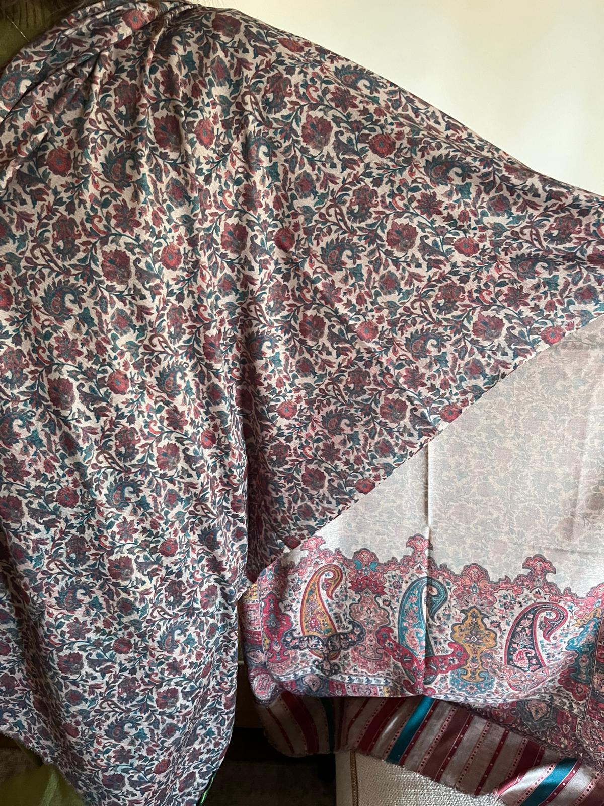 Royal Kanni Weave Cashmere Wrap