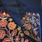 Indian semi cashmere wool hand Embroidery women scarf/shawl pashmina wool scarf , needle work shawl Artisan made women shawl