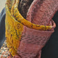 Unique beautiful handmade kantha mulberry silk Reversible stole