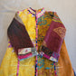 Indian Handmade Kantha Reversible Short Length  All Season Bohemian Jacket multicolour suitable in summer
