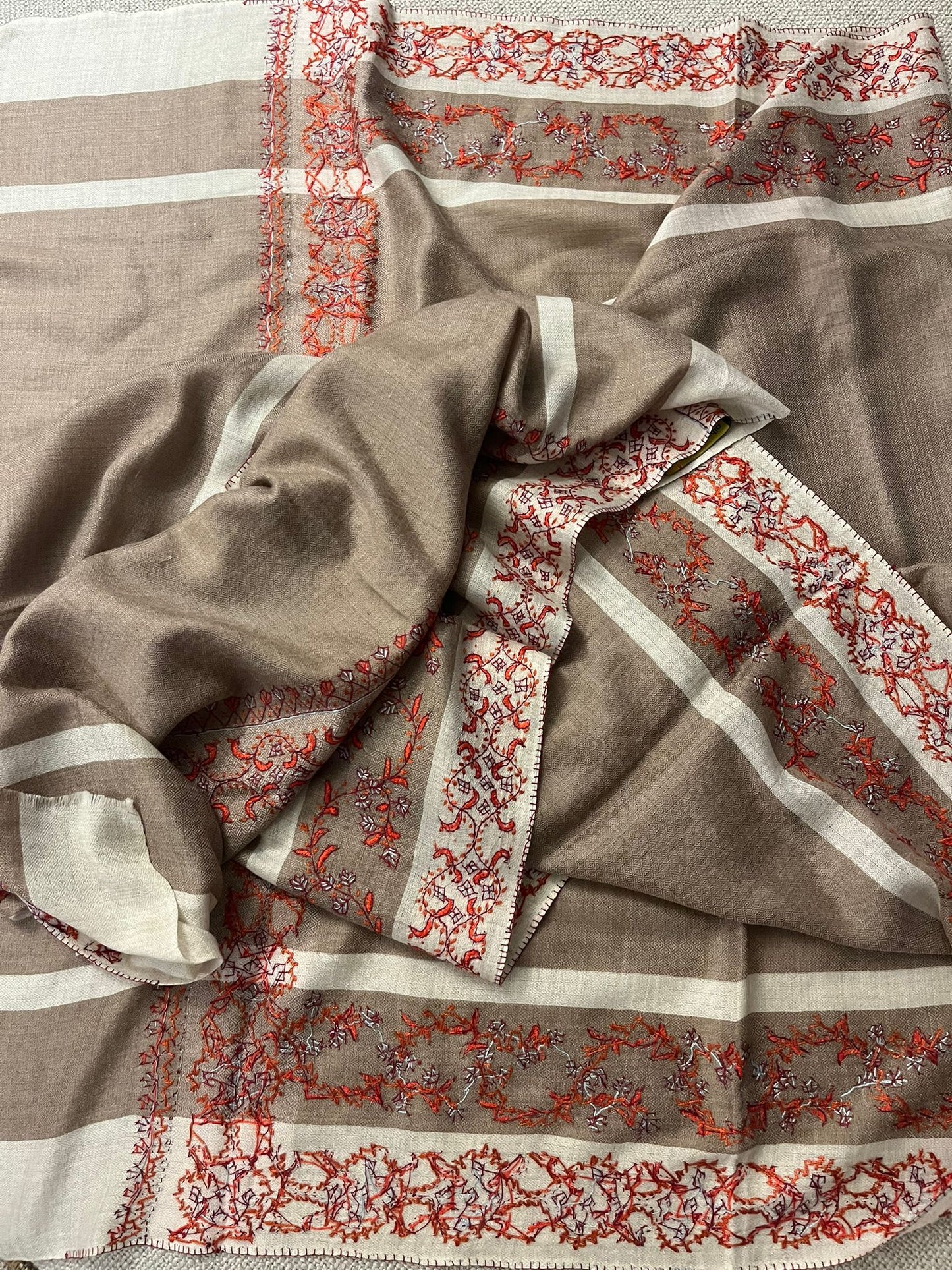 Celestial Garden Sozni Pashmina Wrap