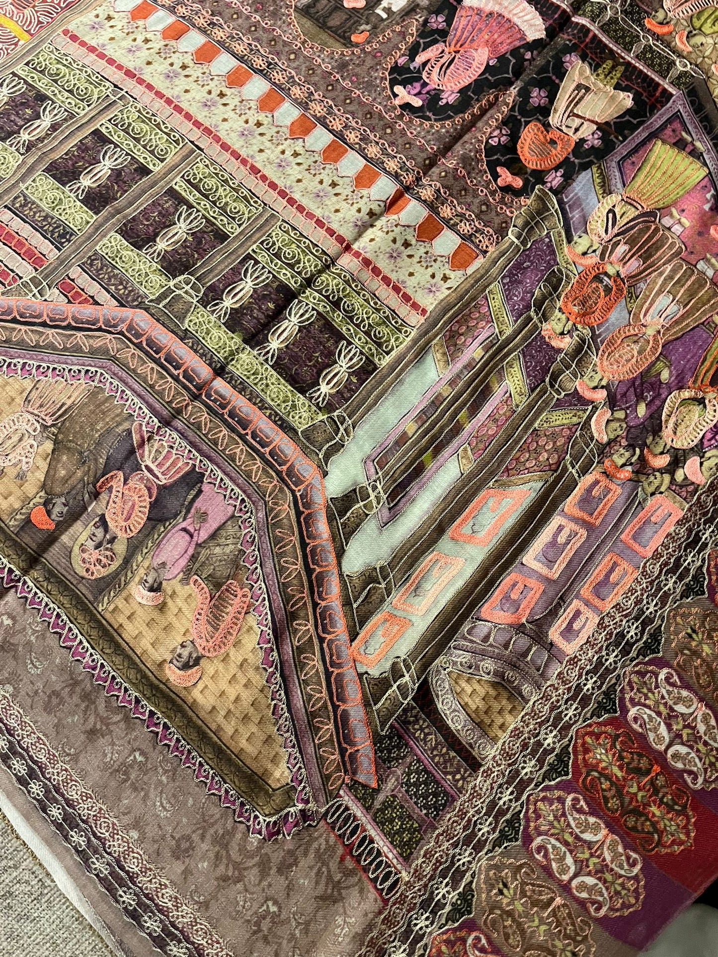 The Maharaja Narrative Cashmere Shawl