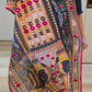 Handmade kantha dupatta shawl soft cotton hand embroidered figure and   floral work shawl/ foulard/scarf /stole for spring summer collection