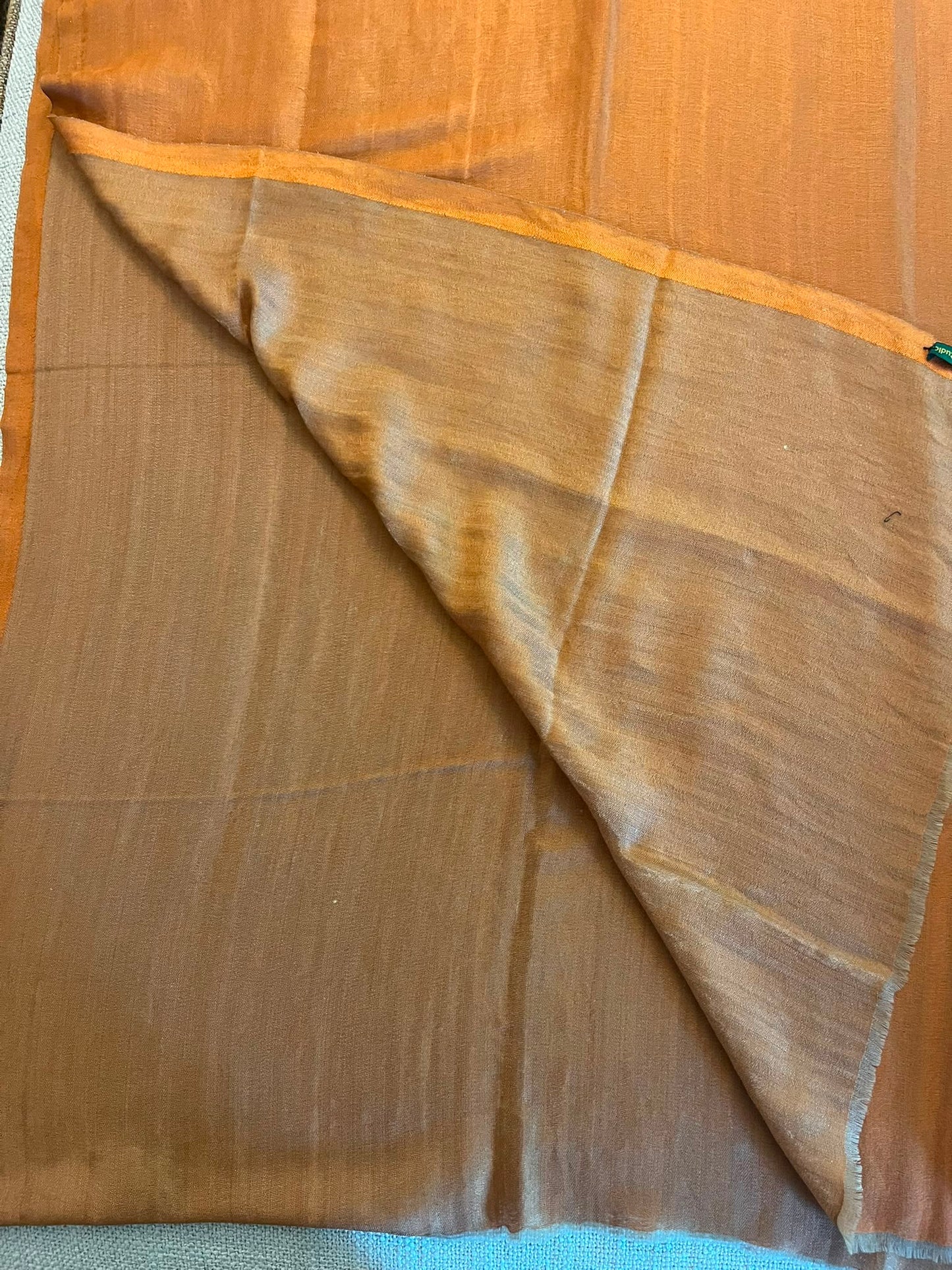 Beautiful reversable  golden colour Silk stole / scarf  perfect for all season . Very light and comfortable to carry