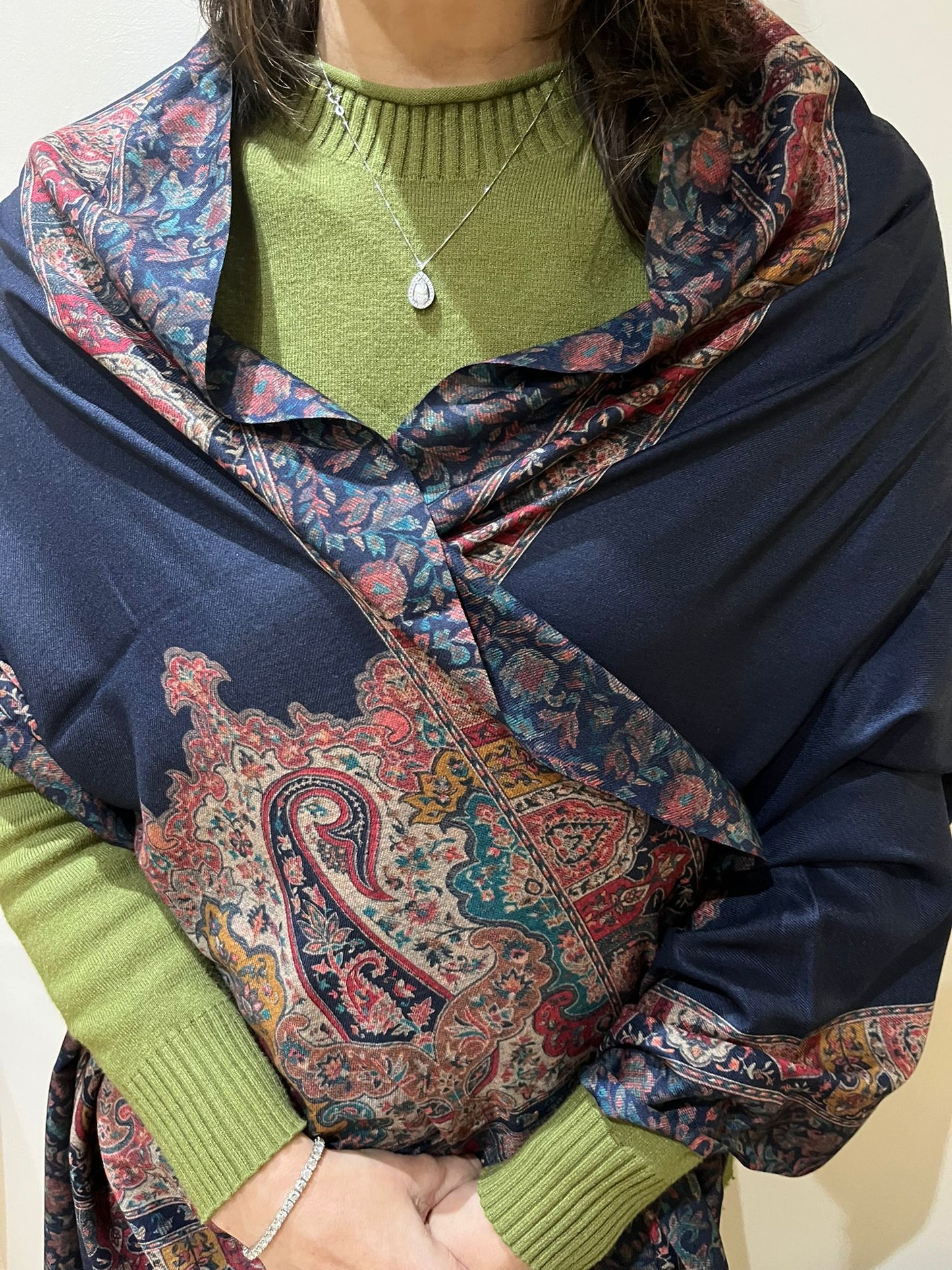 Kanni Heritage Paisley Pashmina Shawl