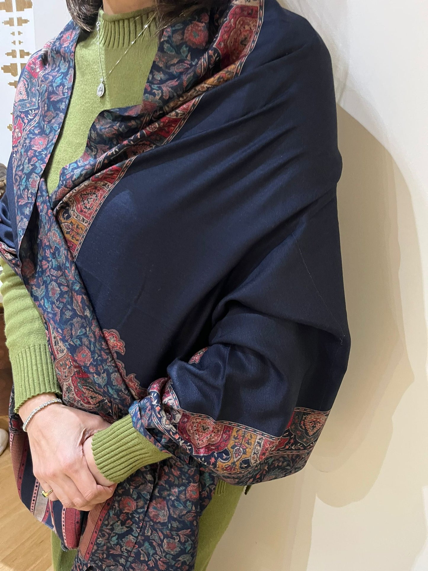 Kanni Heritage Paisley Pashmina Shawl