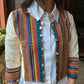 Short Women Embroidered linen  Banjara Boho Jacket, Traditional linen Kutch Koti, Indian Ethnic linen  Jacket, Cotton Long Sleeves  Jacket