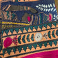 Handmade kantha dupatta shawl soft cotton hand embroidered figure and   floral work shawl/ foulard/scarf /stole for spring summer collection