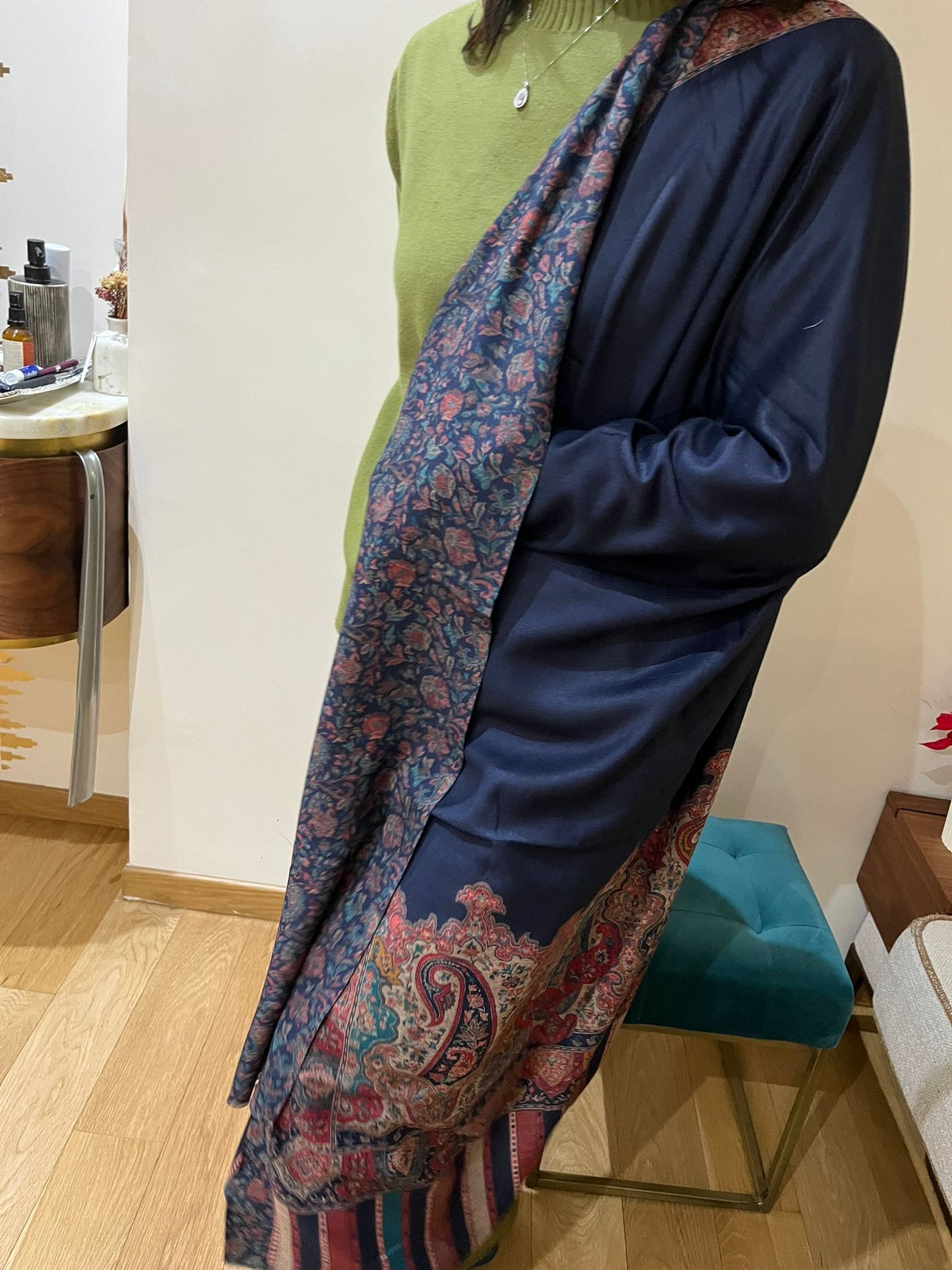 Kanni Heritage Paisley Pashmina Shawl