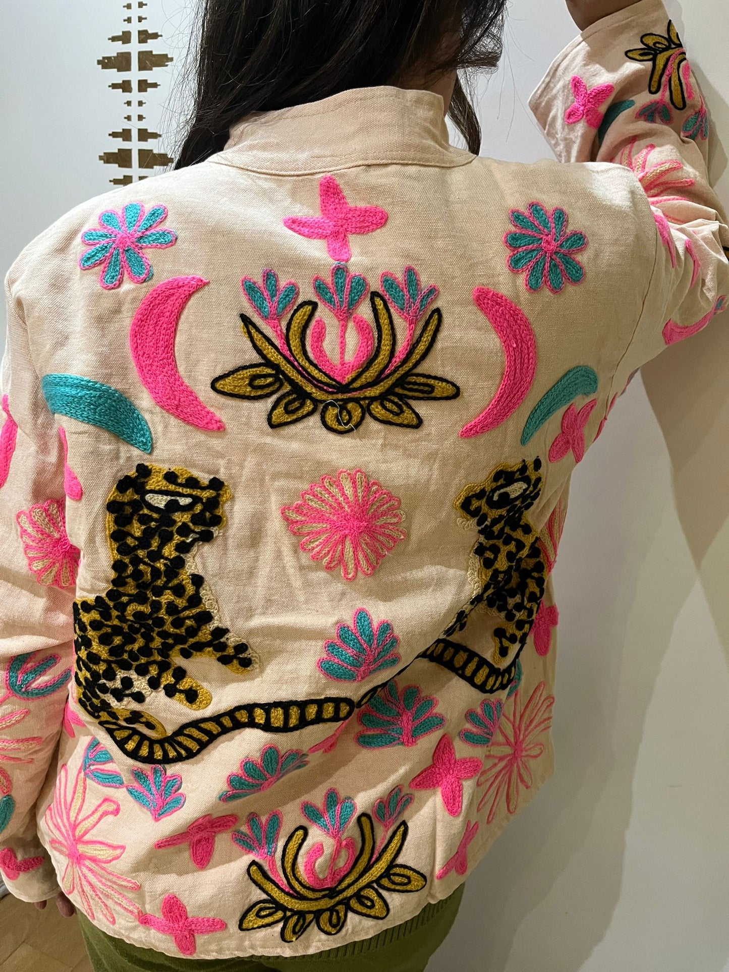 Rosé Garden Quilted Suzani Jacket
