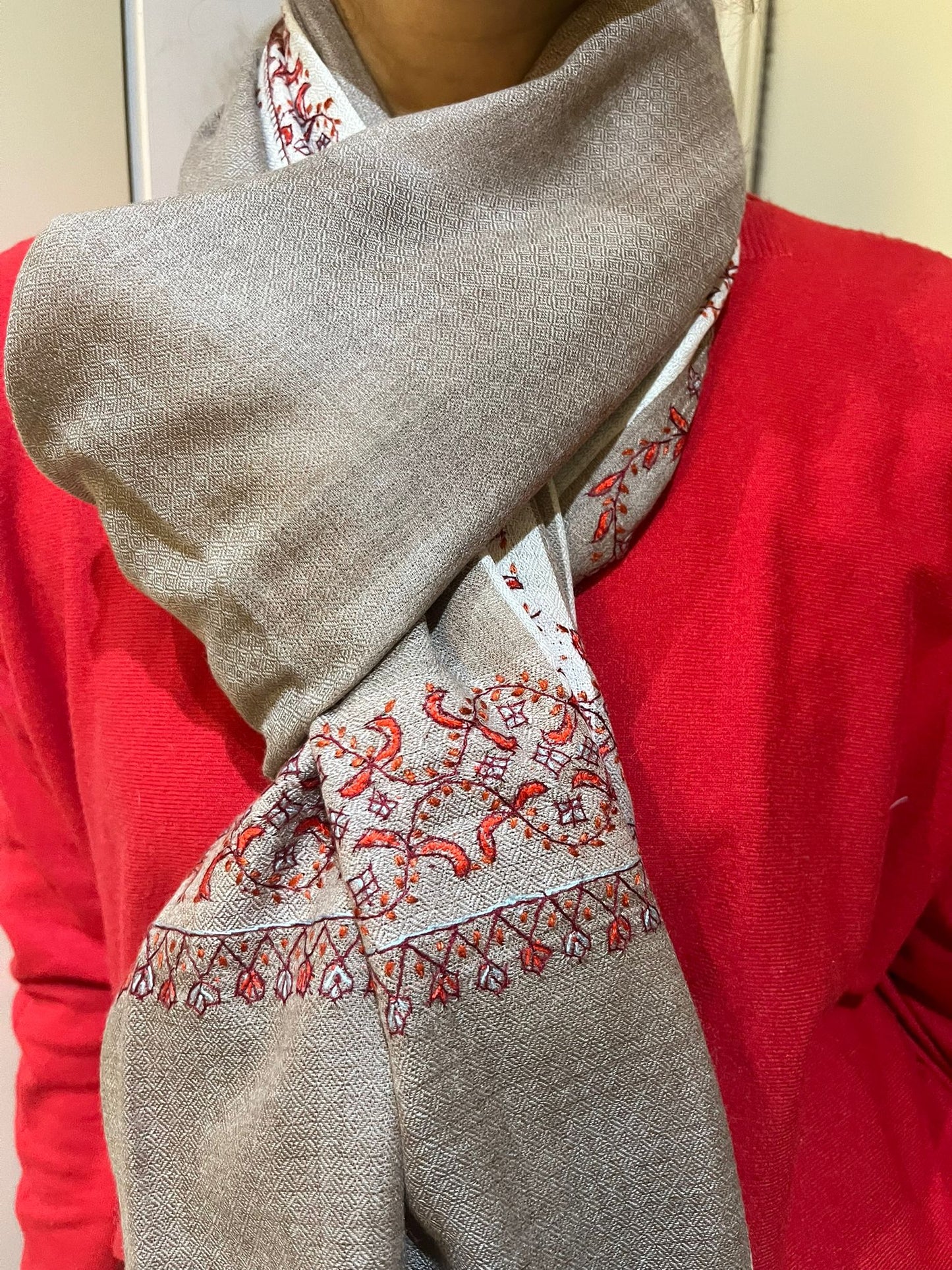 Celestial Garden Sozni Pashmina Wrap
