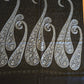 Traditionally Handmade shawl/ very warm soft to touch semi pashmina wool scarf with Fine  Indian Embroidery shawl