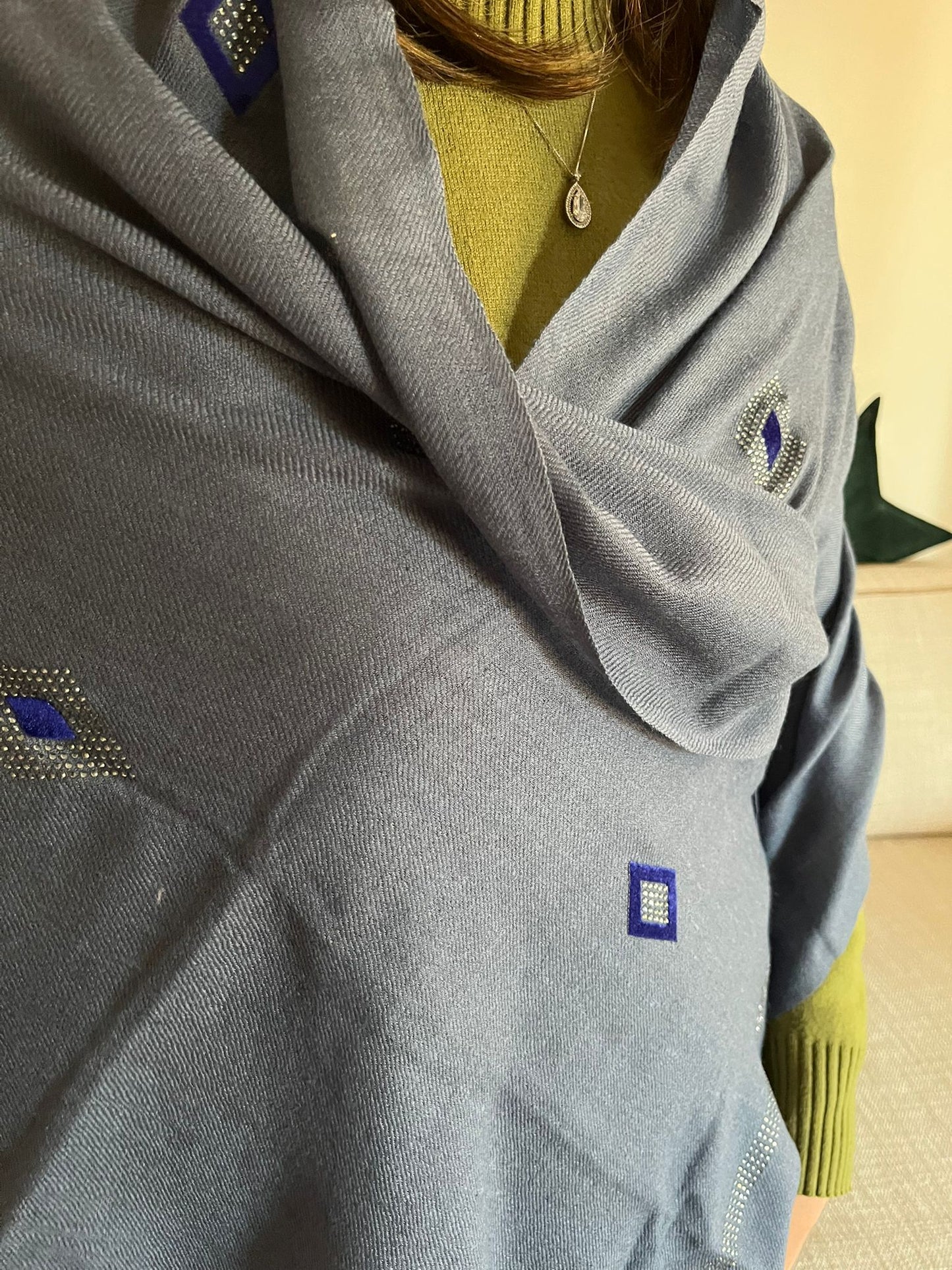Noor Patchwork Cashmere Wrap