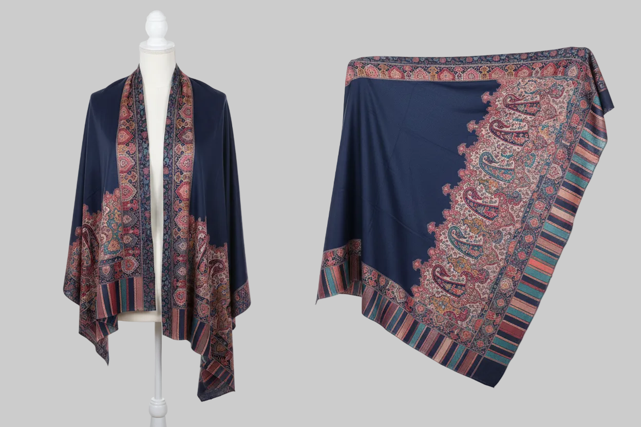 Kanni Heritage Paisley Pashmina Shawl