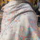Royal Handmade very warm soft/Light weight kanni Weave Pashmina shawl blend of cashmere wool scarf fine zari scarf/shawl