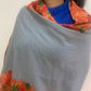 Indian  Embroidered women scarf/shawl pashmina cashmere wool scarf , needle work shawl Artisan made women shawl